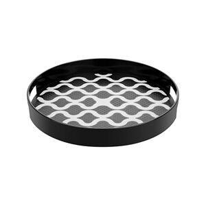 Olympia Kristallon PC Round Non Slip Tray with Handles 300mm Olympia Kristallon PC Round Non Slip Tray with Handles 300mm