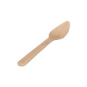 Unbranded Wooden Teaspoon (Pack of 1000) G01004 Unbranded Wooden Teaspoon (Pack of 1000) G01004