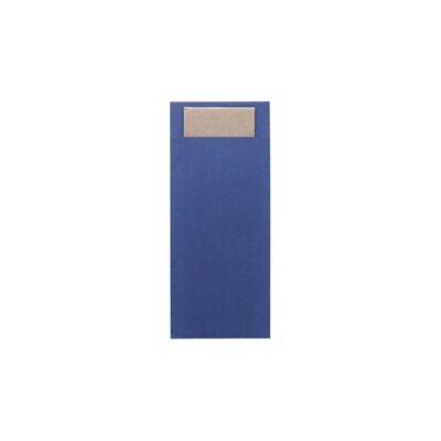 Europochette Marine Blue Cutlery Pouch with Kraft 2-ply Napkin (500) Europochette Marine Blue Cutlery Pouch with Kraft 2-ply Napkin (500)