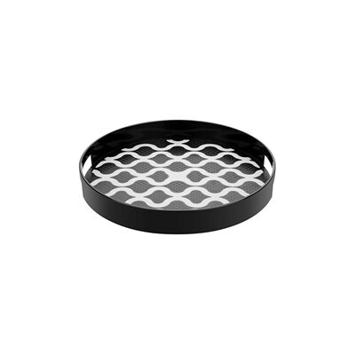Olympia Kristallon PC Round Non Slip Tray with Handles 300mm Olympia Kristallon PC Round Non Slip Tray with Handles 300mm