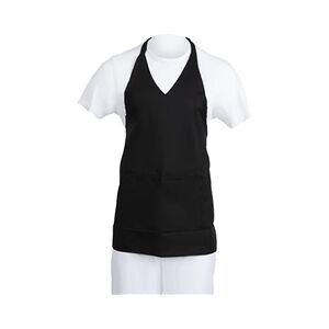 Whites Chefs Clothing Whites V Neck Service Apron Black Whites Chefs Clothing Whites V Neck Service Apron Black