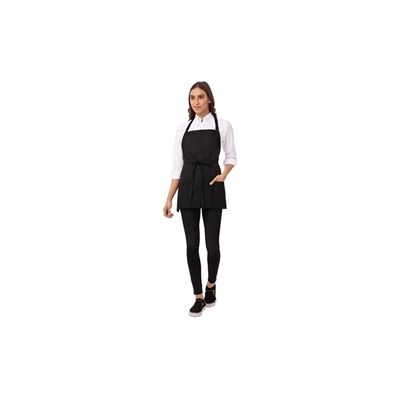 Chef Works Three Pocket Bib Apron Black Chef Works Three Pocket Bib Apron Black