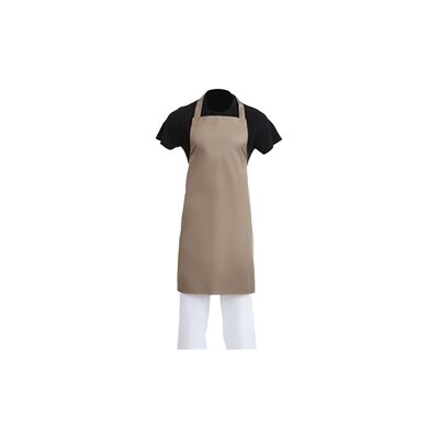 Whites Chefs Clothing Whites Polycotton Bib Apron Tan Whites Chefs Clothing Whites Polycotton Bib Apron Tan