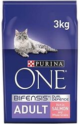 Purina ONE Adult Dry Cat Food Salmon & Wholegrain 3kg