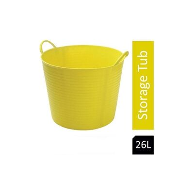 Red Gorilla GORTUB26 Medium Size Builders Yellow Tub - Bucket Red Gorilla GORTUB26 Medium Size Builders Yellow Tub - Bucket