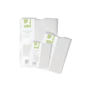 Q-Connect Card Holder Polypropylene A5 (Pack of 100) Ref KF01948 Q-Connect Card Holder Polypropylene A5 (Pack of 100) Ref KF01948