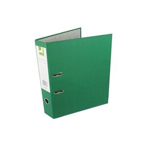 Q-Connect Lever Arch File Paperbacked Foolscap Green Pk 10 - KF20032 Q-Connect Lever Arch File Paperbacked Foolscap Green Pk 10 - KF20032