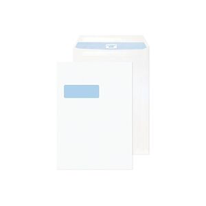 Q-Connect C4 Envelope Window Self Seal 90gsm White (75 Pack) KF07561 Q-Connect C4 Envelope Window Self Seal 90gsm White (75 Pack) KF07561