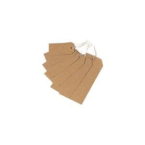 Unbranded Strung Tag 70x35mm Buff (1000 Pack) KF01596 Unbranded Strung Tag 70x35mm Buff (1000 Pack) KF01596