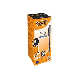 Bic M10 Clic Ball Pen Retractable 0.32mm Line Black Pack 50 Bic M10 Clic Ball Pen Retractable 0.32mm Line Black Pack 50