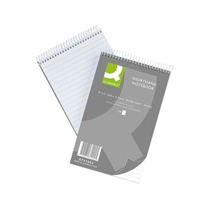 Q-Connect Feint Ruled Shorthand Notebook - 300 Pages - Pack of 10 Q-Connect Feint Ruled Shorthand Notebook - 300 Pages - Pack of 10