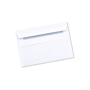 Q-Connect C6 Envelope Wallet Self Seal 90gsm White Pk 1000- KF3472 Q-Connect C6 Envelope Wallet Self Seal 90gsm White Pk 1000- KF3472