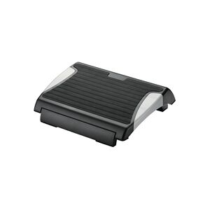 Q-Connect Anti-Slip Foot Rest Black/Silver Ref KF20076 Q-Connect Anti-Slip Foot Rest Black/Silver Ref KF20076