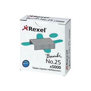Rexel No. 25 Staples 4mm Box of 5000 - 5025 Rexel No. 25 Staples 4mm Box of 5000 - 5025
