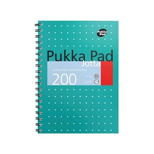 Pukka Pad Metallic Cover Wirebound Jotta Notebook B5 (3 Pack) 8520-MET Pukka Pad Metallic Cover Wirebound Jotta Notebook B5 (3 Pack) 8520-MET
