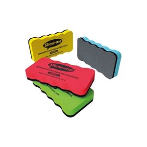 Show-me Magnetic Whiteboard Eraser Assorted (4 Pack) MWE4 Show-me Magnetic Whiteboard Eraser Assorted (4 Pack) MWE4