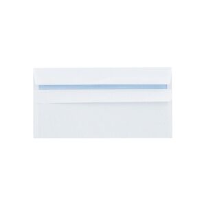 Q-Connect DL Envelopes Wallet Self Seal 100gsm White (Pack - KF3514 Q-Connect DL Envelopes Wallet Self Seal 100gsm White (Pack - KF3514