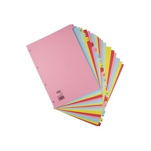 Elba Card Dividers Europunched 160gsm A-Z 20 Part A4 - 400021450 Elba Card Dividers Europunched 160gsm A-Z 20 Part A4 - 400021450