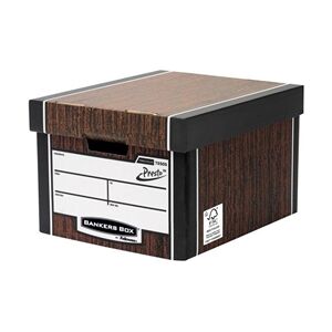 Bankers Box Premium Classic Box Wood Grain (5 Pack) 7250513 Bankers Box Premium Classic Box Wood Grain (5 Pack) 7250513