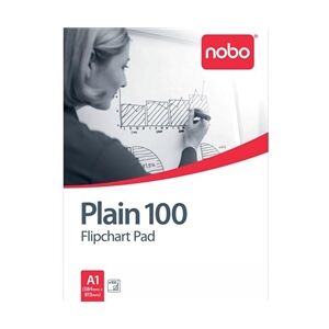 Nobo Plain Flipchart Pad A1 100 Sheet (2 Pack) Nobo Plain Flipchart Pad A1 100 Sheet (2 Pack)
