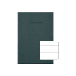 Rhino Exercise Book 8mm Ruled A4 Plus Dark Green (Pack of 50) VC08724 Rhino Exercise Book 8mm Ruled A4 Plus Dark Green (Pack of 50) VC08724