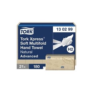 Tork Xpress Soft 2-Ply Multifold Hand Towel Natural (Pack of 21) Tork Xpress Soft 2-Ply Multifold Hand Towel Natural (Pack of 21)