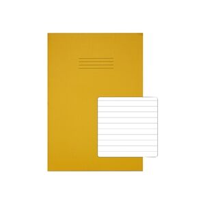 Rhino Exercise Book 8mm Ruled 80P A4 Plus Yellow (Pack of 50) VC08725 Rhino Exercise Book 8mm Ruled 80P A4 Plus Yellow (Pack of 50) VC08725