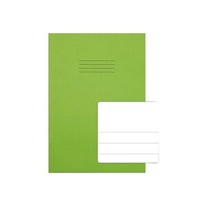 Rhino Exercise Book 15mm/Plain 64 Pages A4 Green (Pack of 50) VC48412 Rhino Exercise Book 15mm/Plain 64 Pages A4 Green (Pack of 50) VC48412