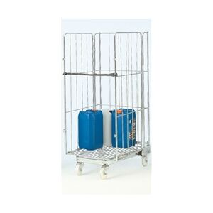 GPC - A' Type Nestable - 3 Sided with Shelf - 500kg - Roll Container GPC - A' Type Nestable - 3 Sided with Shelf - 500kg - Roll Container