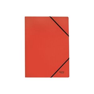Leitz Recycle Card Folder/Elastic Bands A4 Red (Pack of 10) 39080025 Leitz Recycle Card Folder/Elastic Bands A4 Red (Pack of 10) 39080025