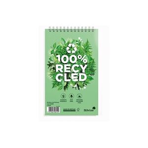Silvine Premium Recycled Reporters Notebook 125x203mm 160 Pages Pack 3 Silvine Premium Recycled Reporters Notebook 125x203mm 160 Pages Pack 3
