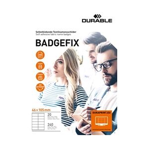 Durable BADGEFIX Self-Adhesive 46x105mm Durable BADGEFIX Self-Adhesive 46x105mm