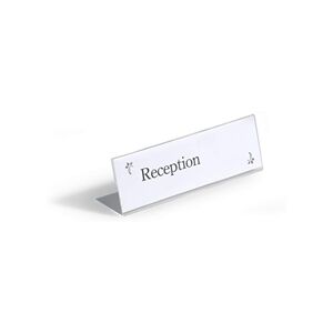 Durable Acrylic Name Plate 61x210mm Durable Acrylic Name Plate 61x210mm