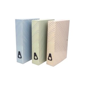 Pukka Haze Box File Foolscap Assorted Colours (Pack 3) - 9883(AST)-HZE Pukka Haze Box File Foolscap Assorted Colours (Pack 3) - 9883(AST)-HZE