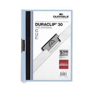 Durable DURACLIP 30 A4 Folder Blue Durable DURACLIP 30 A4 Folder Blue