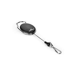 Durable STYLE Snap Hook Badge Reel Black Durable STYLE Snap Hook Badge Reel Black