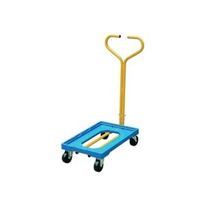 Unbranded Plastic Dolly With Handle Blue Unbranded Plastic Dolly With Handle Blue