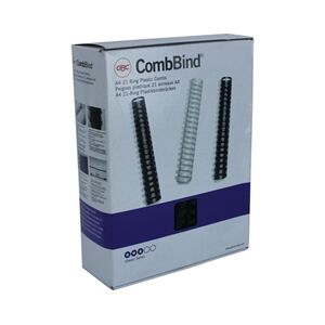GBC Black CombBind 16mm Binding Combs (100 Pack) GBC Black CombBind 16mm Binding Combs (100 Pack)
