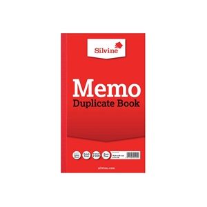Silvine Duplicate Memo Book 210x127mm (6 Pack) 601 Silvine Duplicate Memo Book 210x127mm (6 Pack) 601