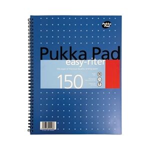 Pukka Pad Ruled Metallic Wirebound Easy-Riter Notepad A4 White (3 Pk) Pukka Pad Ruled Metallic Wirebound Easy-Riter Notepad A4 White (3 Pk)
