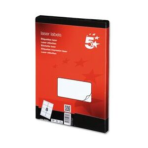 5 Star Office 5 Star Address Labels - 8 per Sheet 100 Sheets 5 Star Office 5 Star Address Labels - 8 per Sheet 100 Sheets