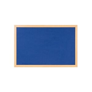 Bi-Office Earth Felt Notice Board 1200x900mm Blue Bi-Office Earth Felt Notice Board 1200x900mm Blue