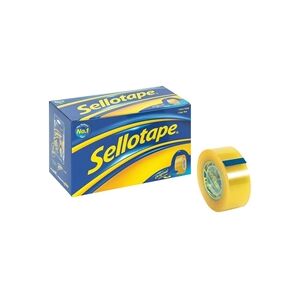 Sellotape Original Golden Tape 24mmx33m (6 Pack) 1443254 Sellotape Original Golden Tape 24mmx33m (6 Pack) 1443254
