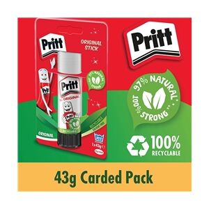 Pritt Stick Large 43g Glue Stick (12 Pack) 1456075 Pritt Stick Large 43g Glue Stick (12 Pack) 1456075
