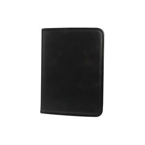 Monolith Leather Look Zipped Ring Binder A4 Black Monolith Leather Look Zipped Ring Binder A4 Black