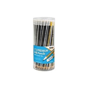 Tiger Assorted HB Eraser Pencils Pot (72 Pack) 301534 Tiger Assorted HB Eraser Pencils Pot (72 Pack) 301534