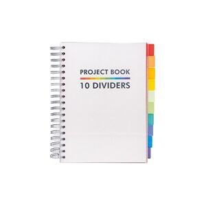 Pukka Pads Pukka Project Book with 10 Dividers B5 White 9603-PB Pukka Pads Pukka Project Book with 10 Dividers B5 White 9603-PB