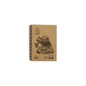 Rhino Recycled Wirebound Notebook 160 Pages 8mm Ruled A5 (Pack of 5) Rhino Recycled Wirebound Notebook 160 Pages 8mm Ruled A5 (Pack of 5)