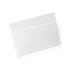 Durable Clip-On Ticket Label Holder Document Pocket - 10 Pack - A5 Durable Clip-On Ticket Label Holder Document Pocket - 10 Pack - A5
