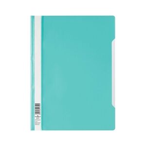 Durable Clear View Project Folder Report File 25 Pack A4 Turquoise Durable Clear View Project Folder Report File 25 Pack A4 Turquoise